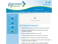 Tablet Screenshot of employment-transitions.com